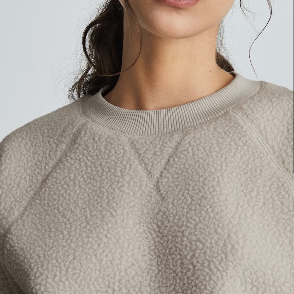 Everlane The ReNew Fleece Raglan - Picture 2 of 6